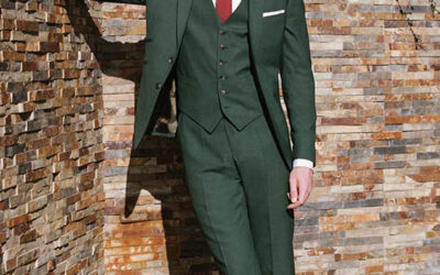 Nathan – Costume mariage sur mesure vert billard