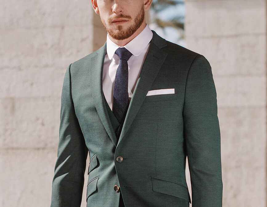 Pio – Costume 2 pièces Vert