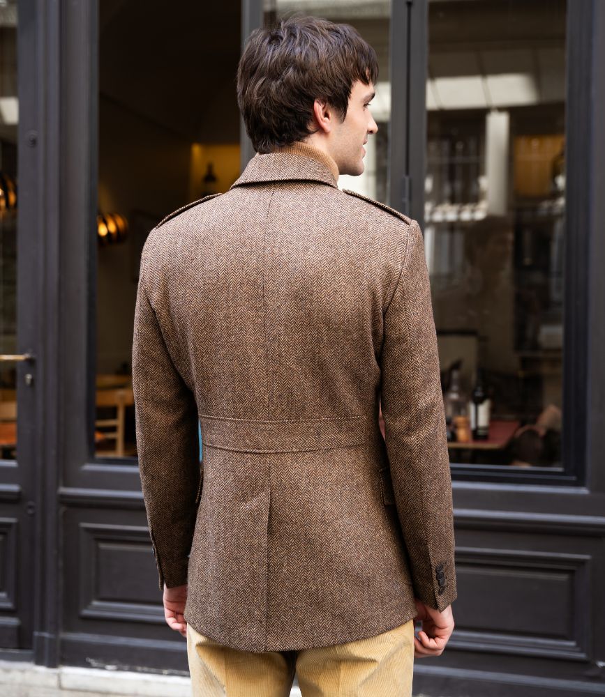 cillian veste saharienne chocolat samson