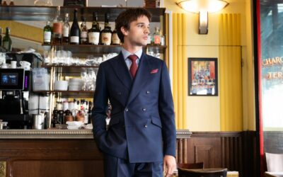 Cyprien – costume croisé marine