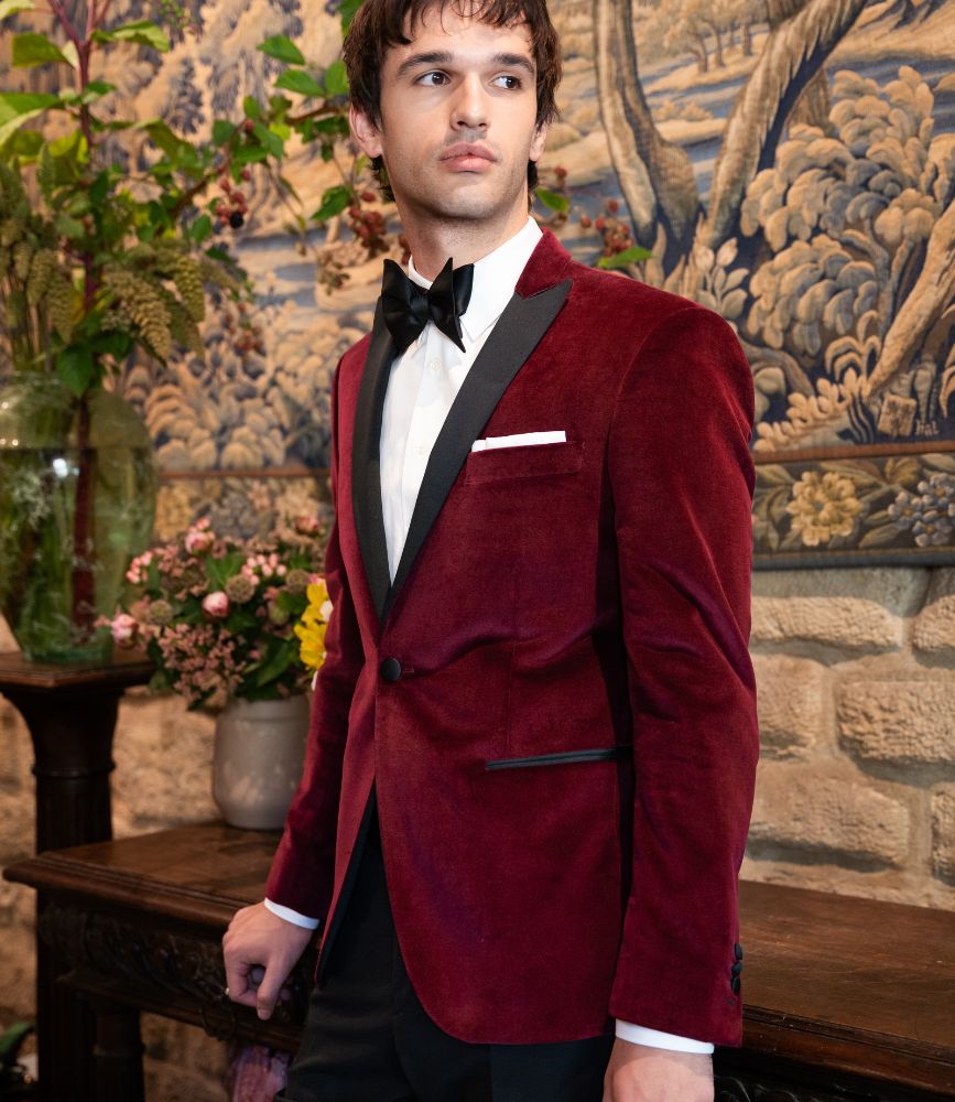 veste smoking velours samson