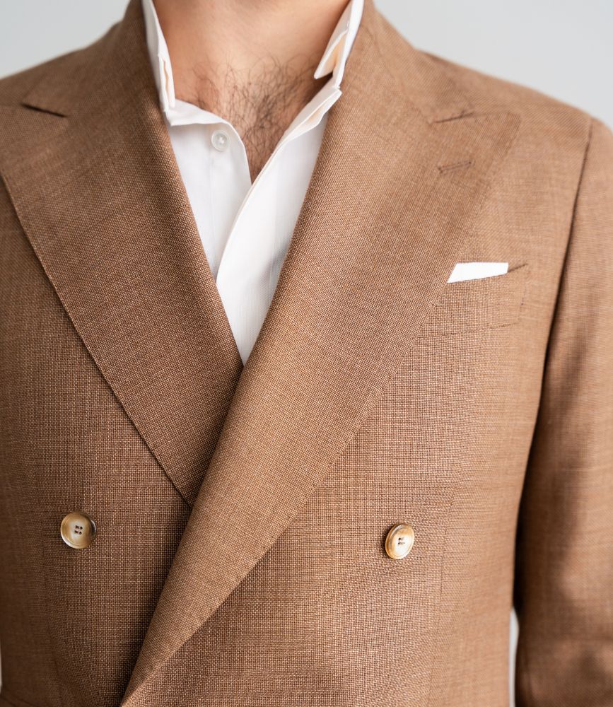 donovan costume croise havane par samson sur mesure