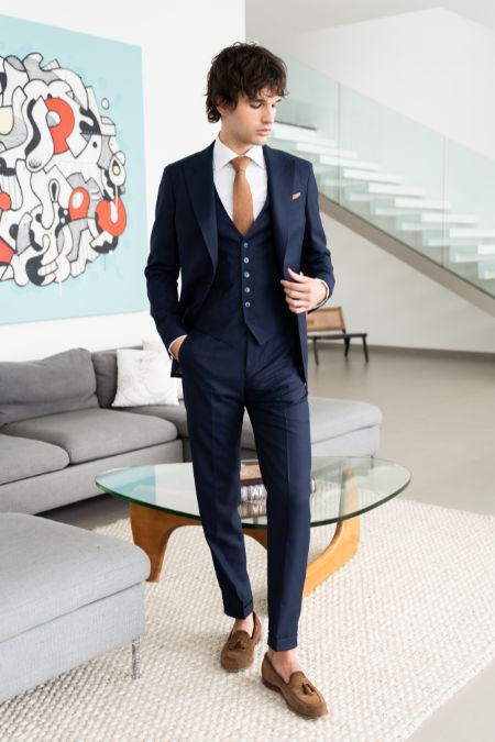 Duncan, costume sur mesure marine