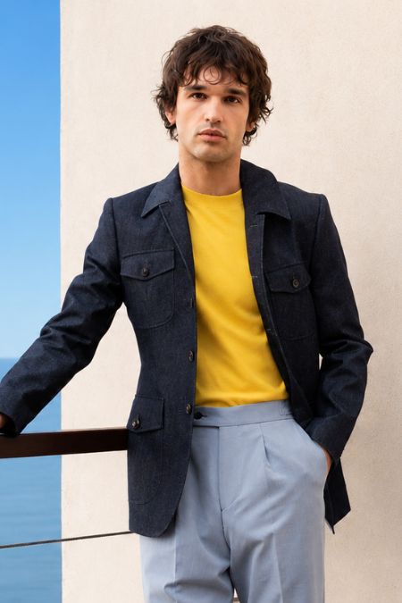 Douglas, saharienne sur mesure en denim